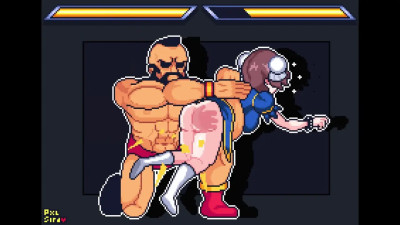 Chun Li loses to Zangief