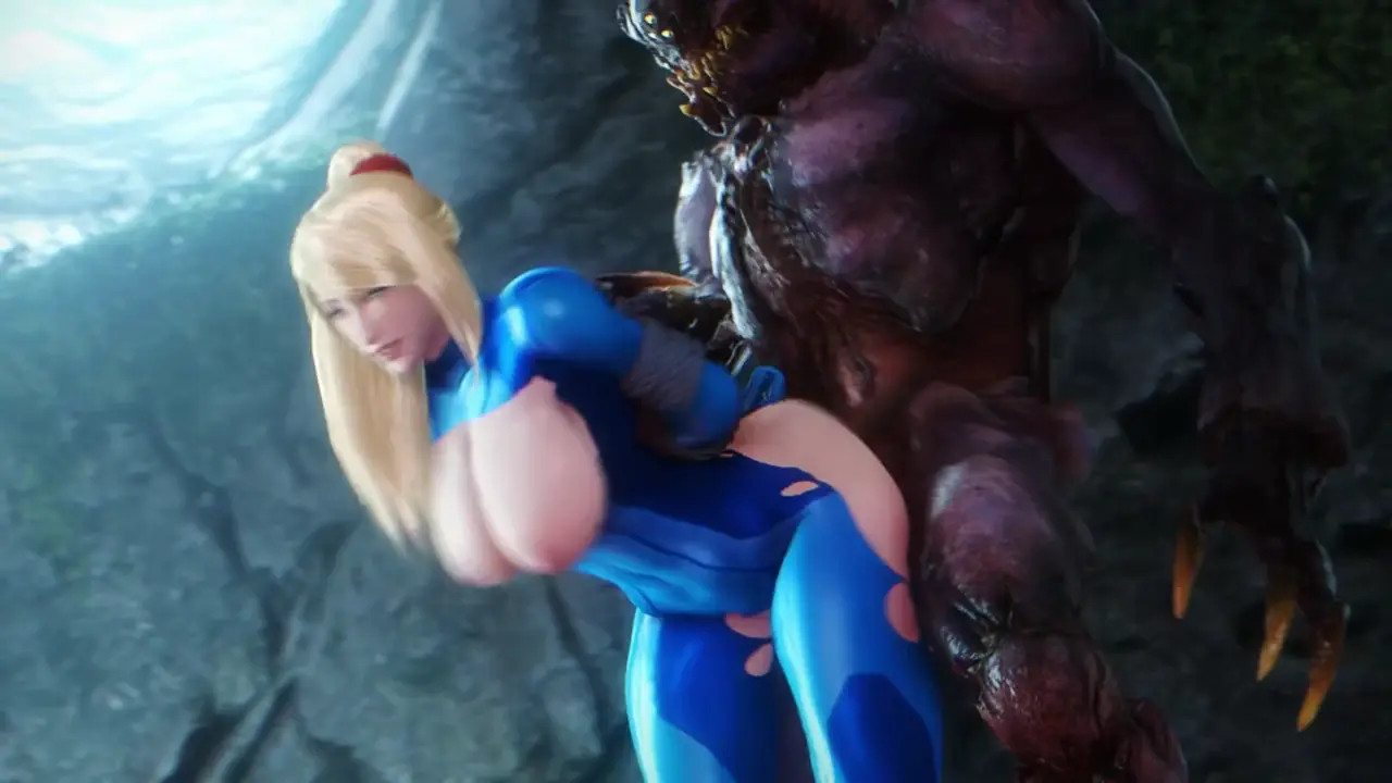 Samus gets captured and used by aliens 2.0