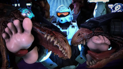 [AnKhajiit] Commission - Carolina in the Jackal Cell (Helmet)