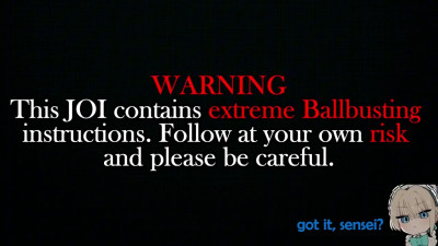 Toki's Special Assistance | JOI | (Femdom, Hard CBT, Ballbusting Only)