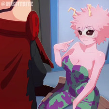 Mina secretly railed by Kirishima [My hero academia]