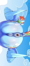 Ponut Sim - Rainbow dash - Interactive pony rimming