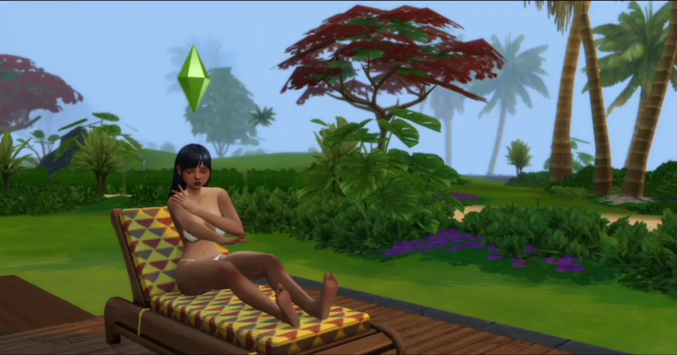 Eldorado Queen Chel relaxing at the pool then hard DP FUCK