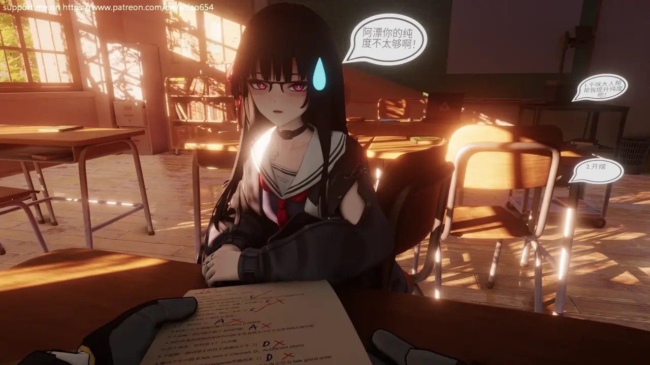 qianxiao in galgame