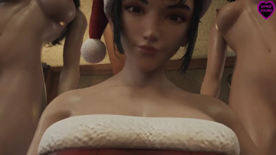 "A Stellar Christmas" from Eve, Lily and Tachy - Lewdfilms - Teaser