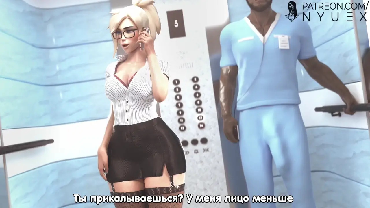 [Rus Sub] Mercy gets blacked
