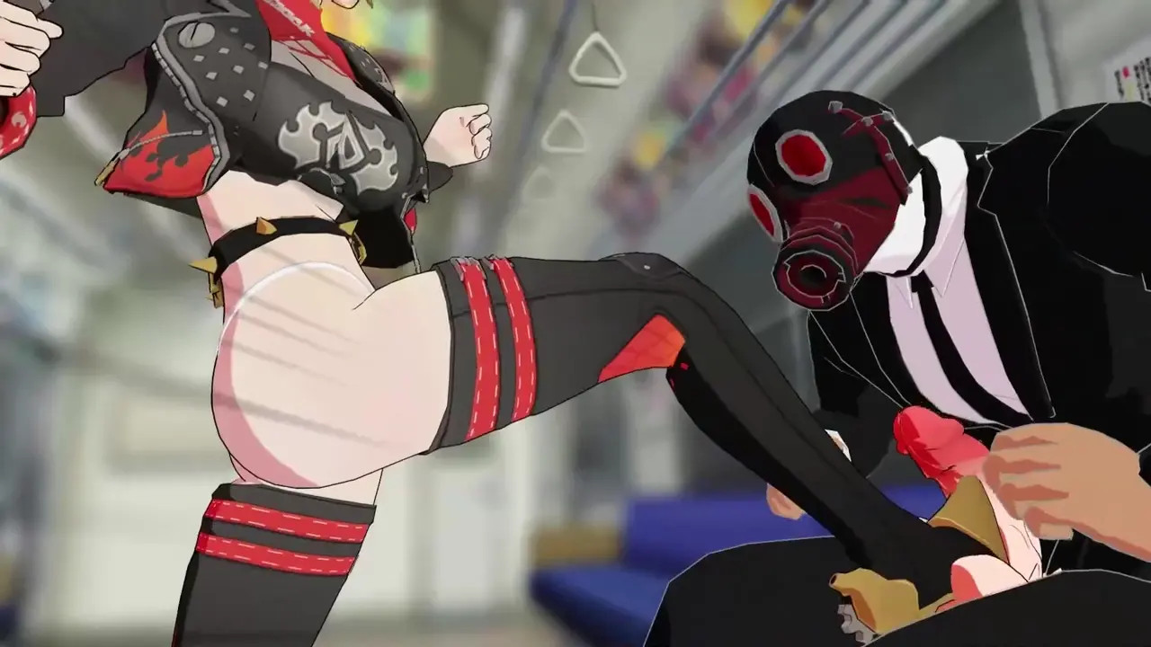 Kicking Balls on the Train [YokoBB]