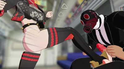 Kicking Balls on the Train [YokoBB]