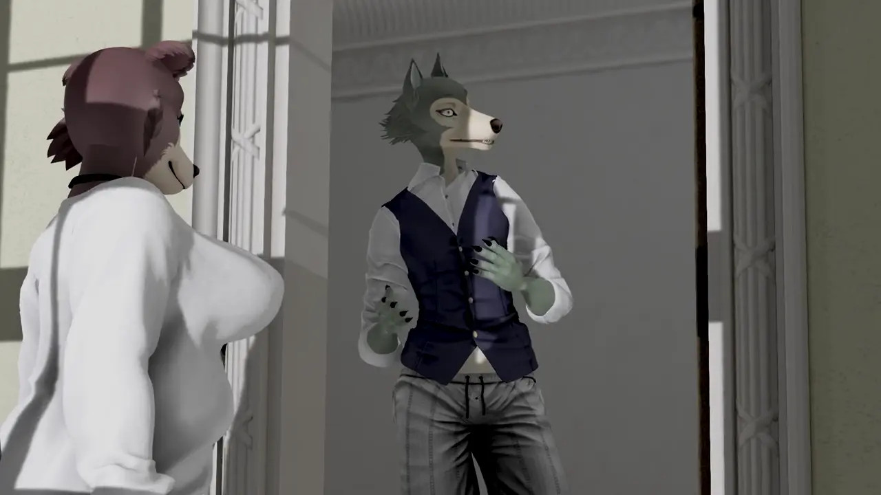 Beastars Legosi and Juno