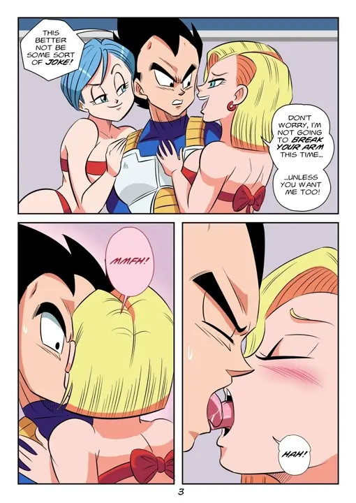 Bulma & Andoird 18 Threesome -1