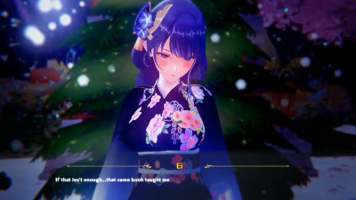 Raiden Shogun Ei White No BG Pov