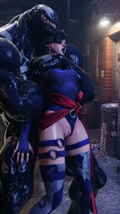 Psylocke x Venom [NO WM] [Waosart]