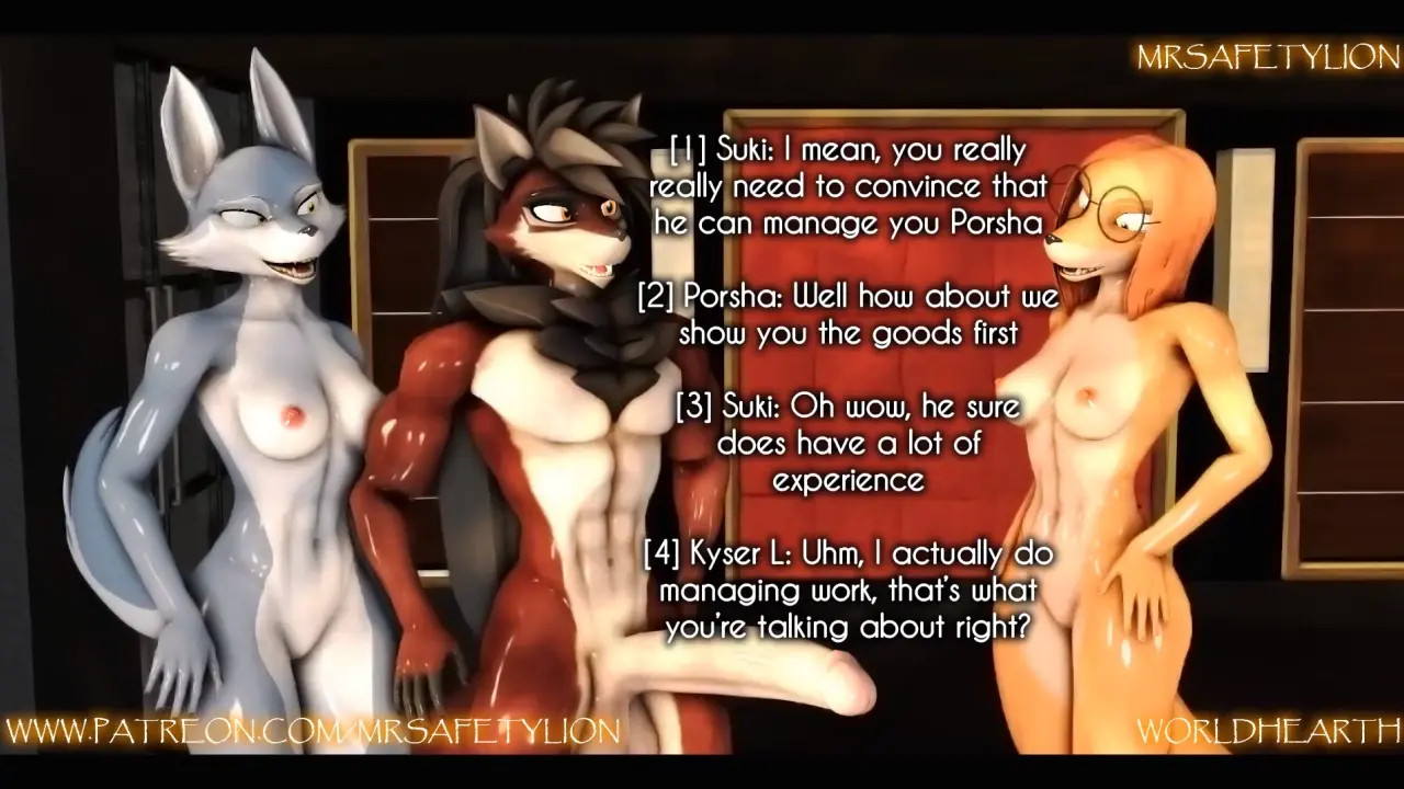 Porsha and Suki Impregated by OC - MrSafetyLion Official