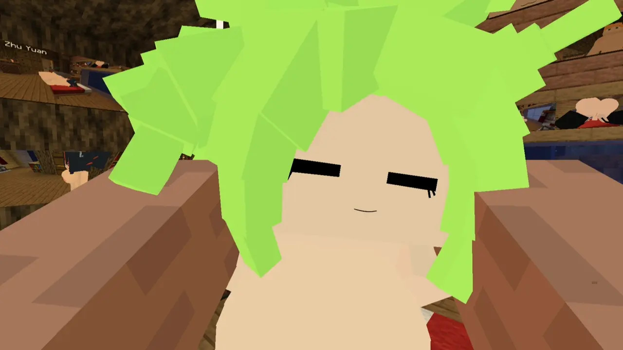 Minecraft Fapcraft Jenny Mod - Kefla from Dragonball super in Minecraft giving head