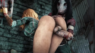 Amanda 'The Pig' Young x Kate Denson (Dead By Daylight Futa)