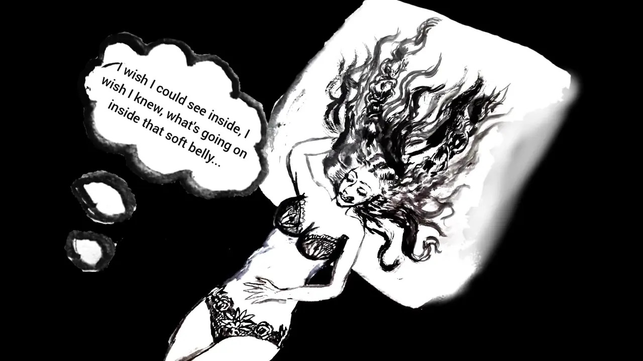 Creepy oral vore by theholysnail