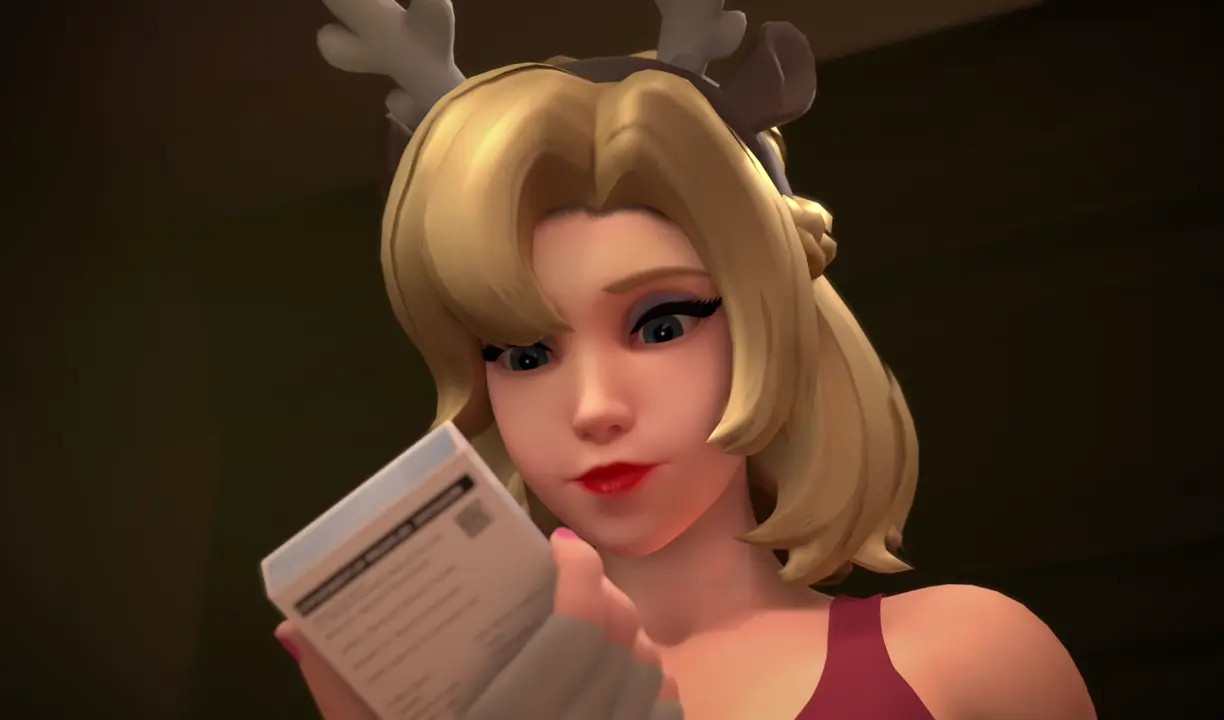 [Rus Sub] Mercy Christmas plan [RWT4184]