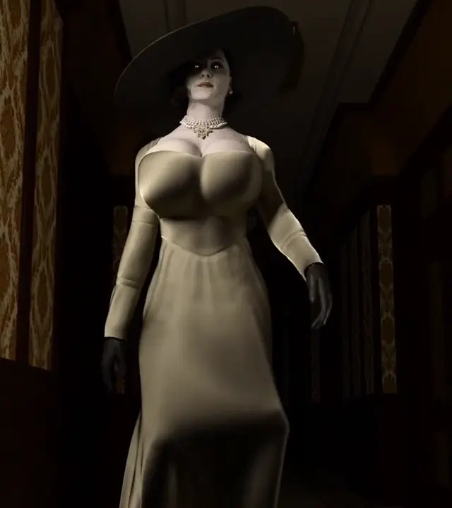 Lady Dimitrescu on the hunt