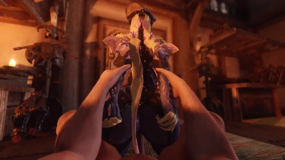 Wisp fucked in a Tavern