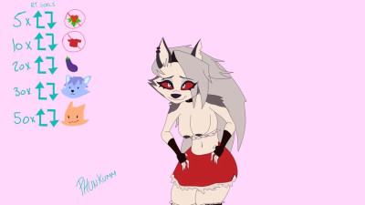 Loona Mistletoe Futa Alt Loop [Helluva Boss NSFW Animation Christmas]