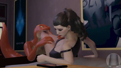 lizard girl x girl vore