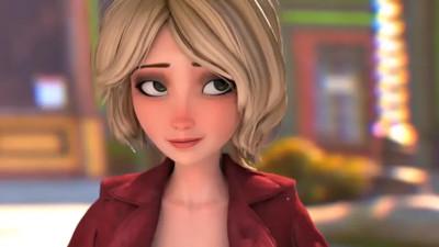 Caught by GoGo: Aunt Cass cosplays Maria