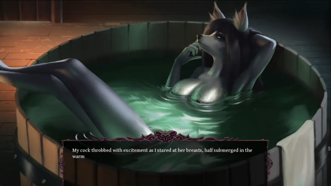 Parasite Black: Elena - Bath Scene
