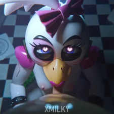 Glamrock Chica Blowjob POV