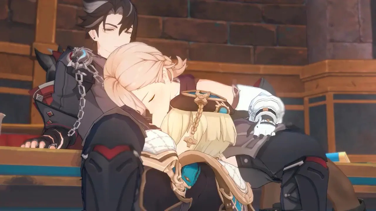 Wriothesley x (Lyney + Freminet)