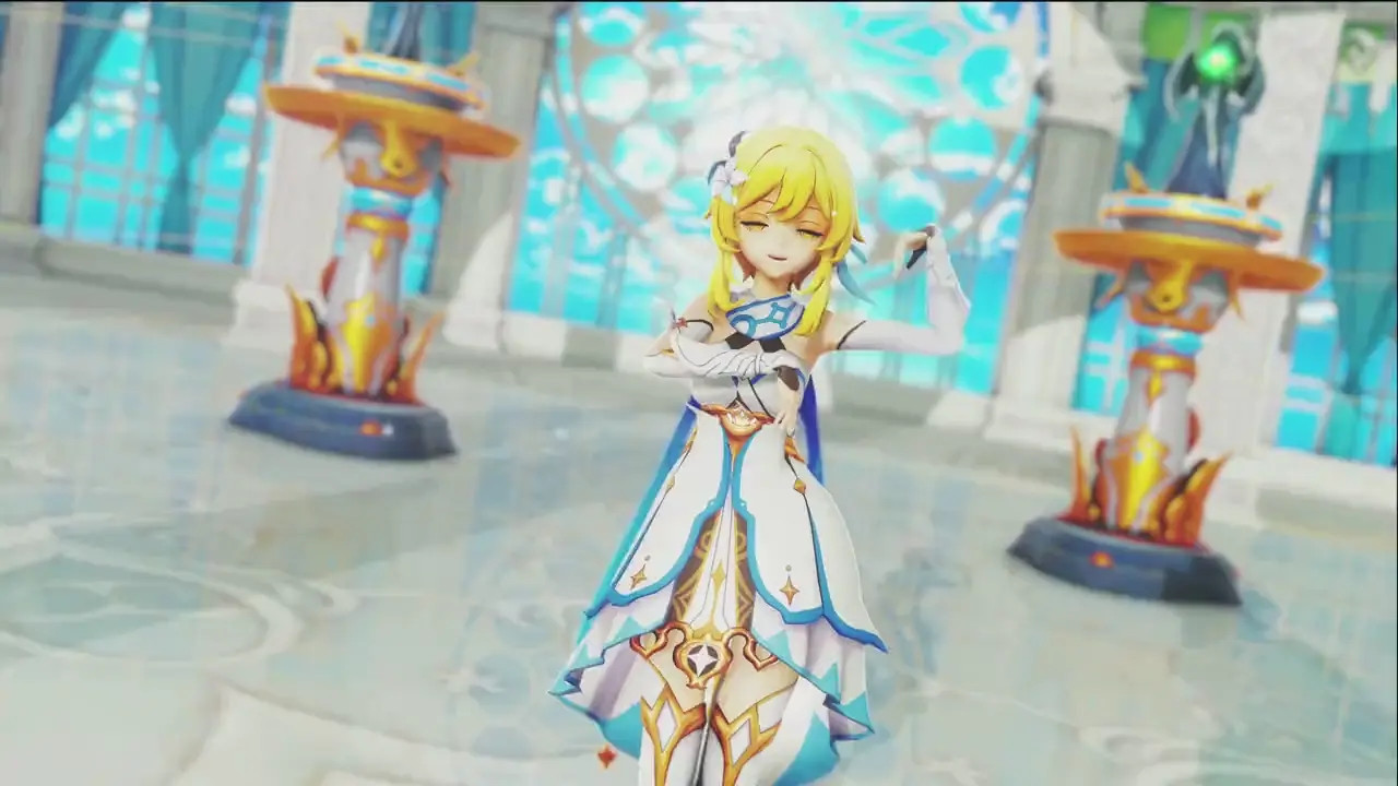 Can't stop Lumine from stripping