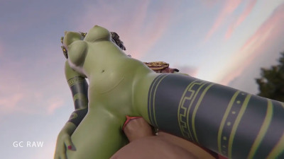 Beautiful Medusa Widowmaker Riding Dick