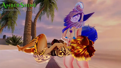 Cuddles at the beach [AmberShine]