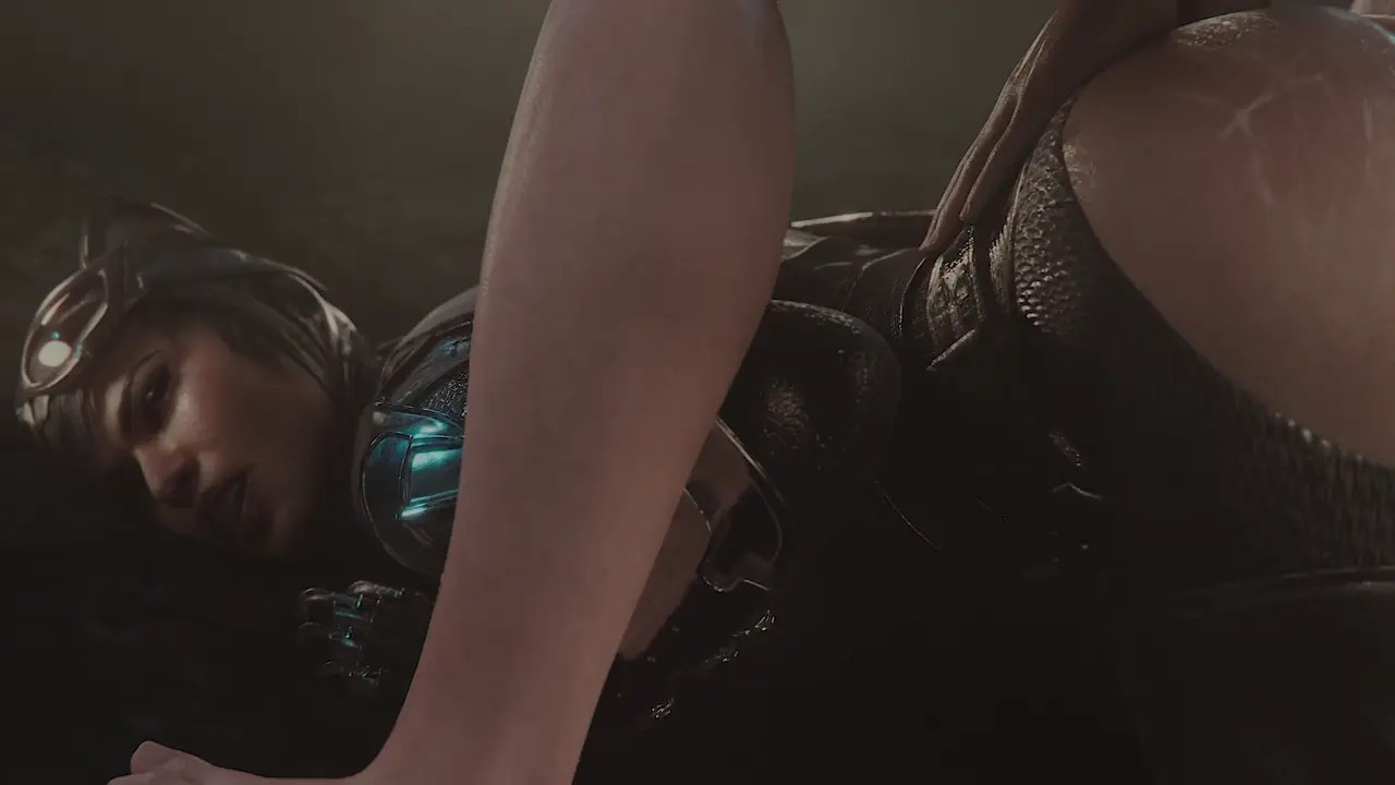 Catwoman gets punished for being naughty