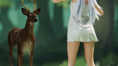 Frieren buzzed by a breast enlargement potion (FapFic)