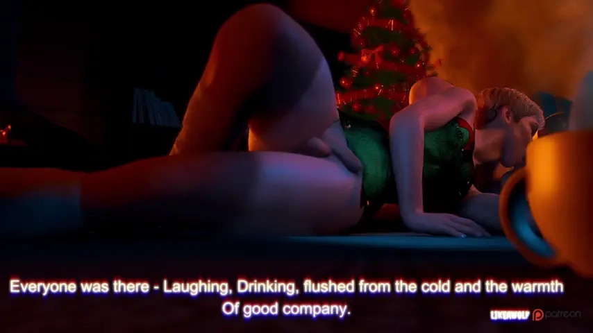 Cute Femboys fuck by the fire