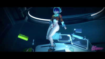 Juno masturbate with zero gravity