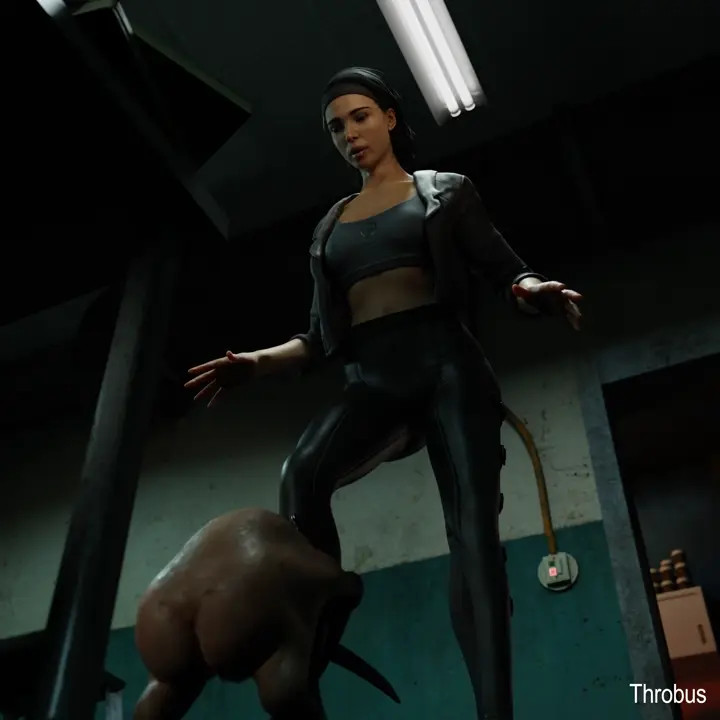 Alyx Vance Headcrab Leghump