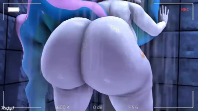 Celestia Shower Shake 4k 120 FPS