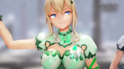 Teddy Bear (STAYC) with Jhin and Eurya (Genshin Impact)