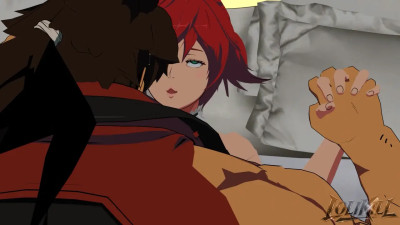 Sol and Jack-o are creating their child（guilty gear）