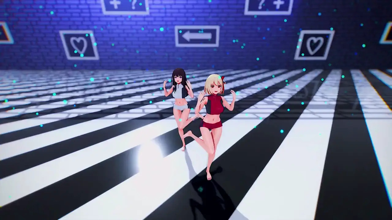 Nishikigi Chisato & Inoue Takina Party Tonight Dance