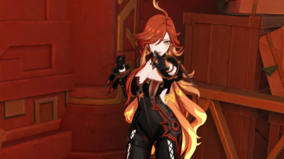 [KitsuneVixen] Aether and Mavuika Jumping Teaser (4K) - SFW