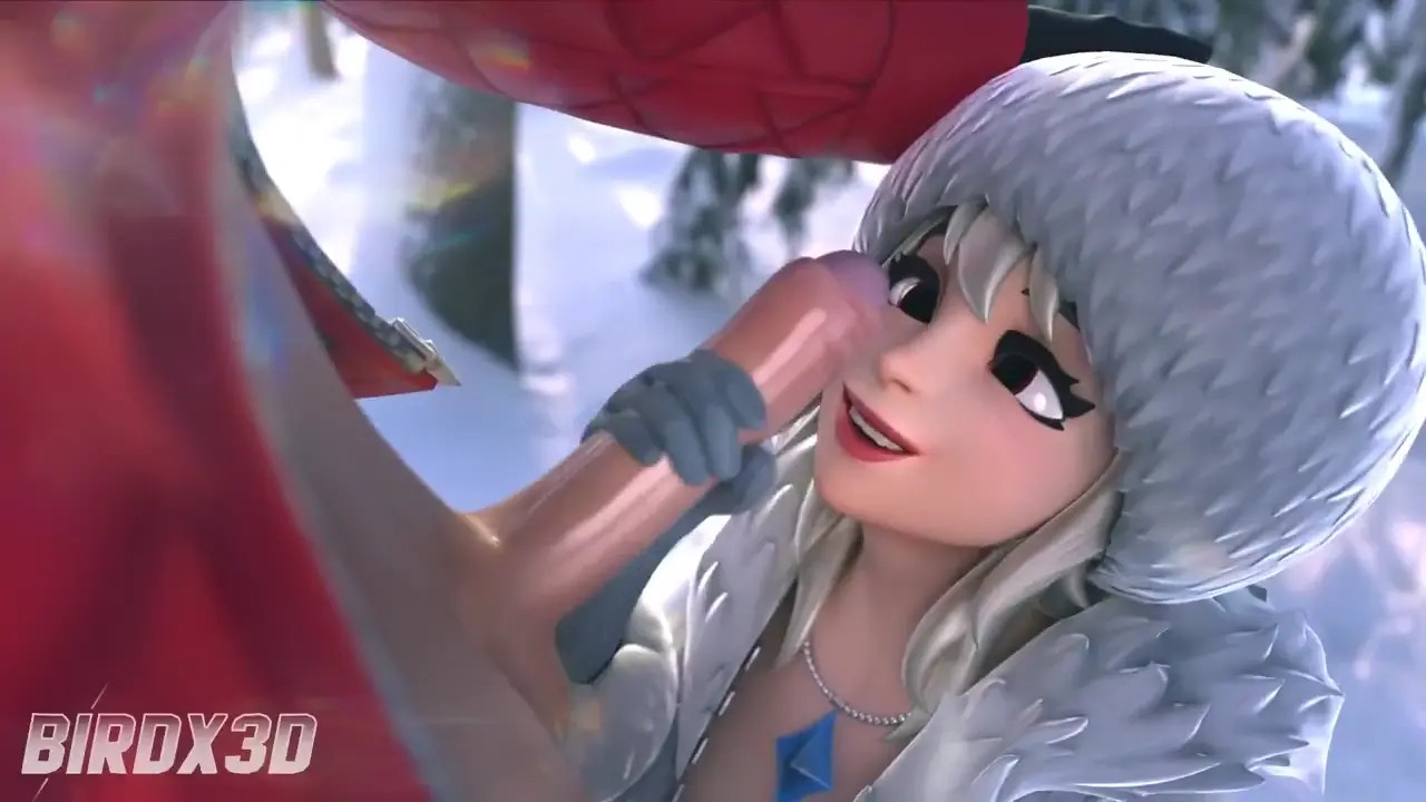 Alpine Lexa Deepthroats on Snow [Birdx3d]