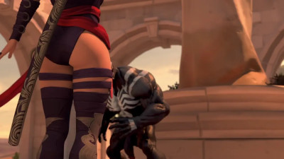 Venom x Psylocke Face fuck full