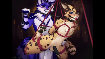 [Art.eje] Rawaf bound, gagged and fucked