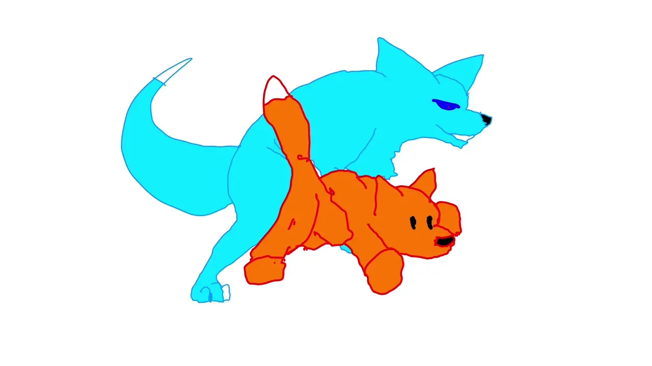 Lunar fucks a flare plush