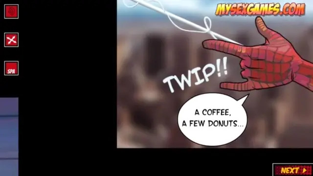 Spider-Man with hoes