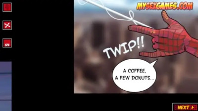 Spider-Man with hoes