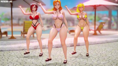 Teddy Bear - Nora x Yang x Ruby (NSFW)