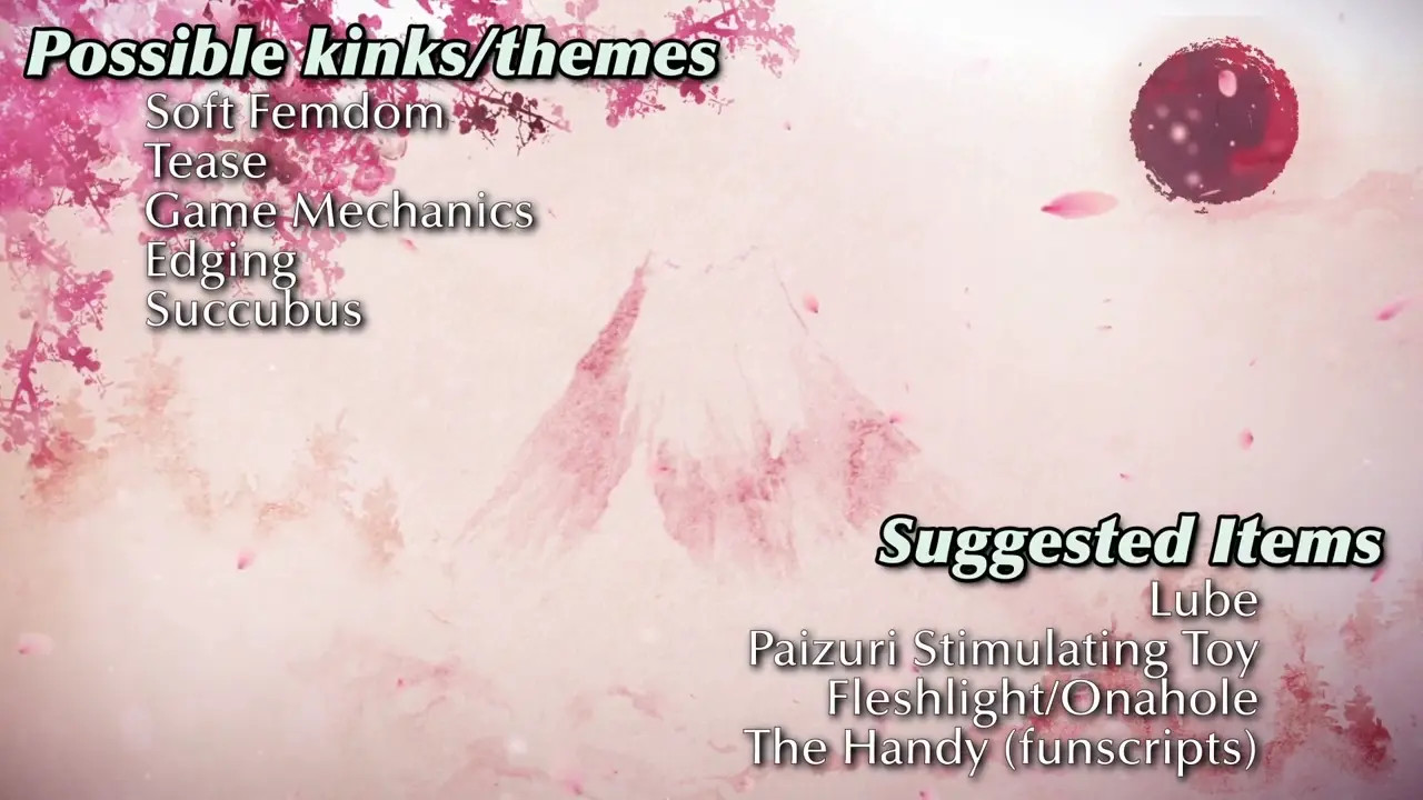 [Animated and Voiced JOI] Succubus Degenerate Training Day 1 [Soft Femdom, Tease]